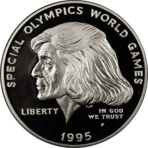 1995 P Специјални олимписки игри Светски игри комеморативен доказ за сребрен долар ДЦАМ