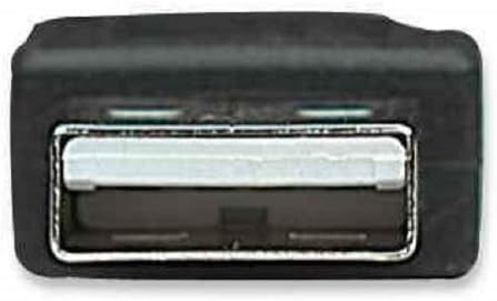Менхетен 374507 HI-Speed USB Б Уред Кабел, USB 2.0, Тип-Машки За Тип-Б Машки, 480 Mbps, 0.5 m, Црна