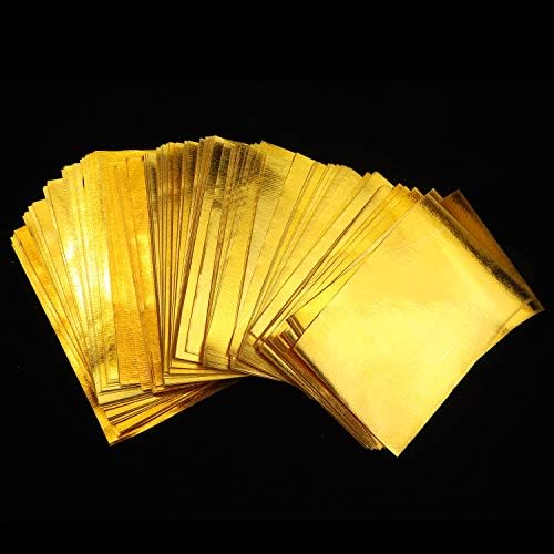 Предци 400 парчиња злато фолија жолта хартија кинеска џос хартија предци пари пеколни банкарски белешки за погребниот фестивал