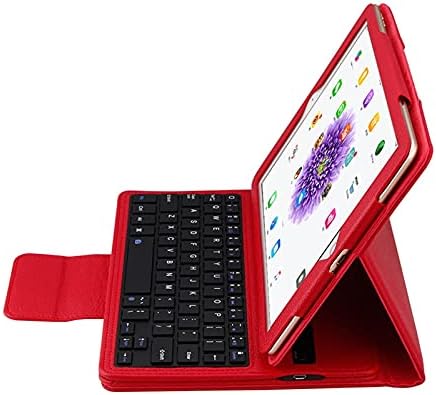 MYLPDZSW HHF Таблет Додатоци за iPad 9.7/5 / 6 / Воздух/Воздух 2, Луксузен Случај Стп Кожен Капак Заштитен Кок Безжичен Блутут Тастатура