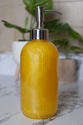 Антибактериски рачно сапун - Манго миризлива навлажнувачка бисерска миење на течни раце - 1/2 галон за полнење на големо за полнење на големо.