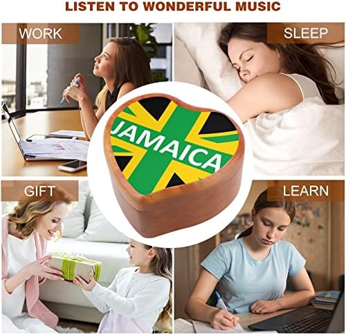 Знамето на Кралството Јамајка, ветерот за гроздобер дрвена музичка кутија свадба в Valentубена Божиќна роденденска часовници музички