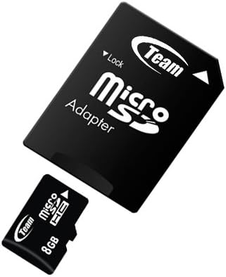 8gb Класа 10 Microsdhc Тим Со Голема Брзина 20mb / Сек Мемориска Картичка. Пламнал Брза Картичка ЗА LG тритан UX840 тритан ax840 телефон.