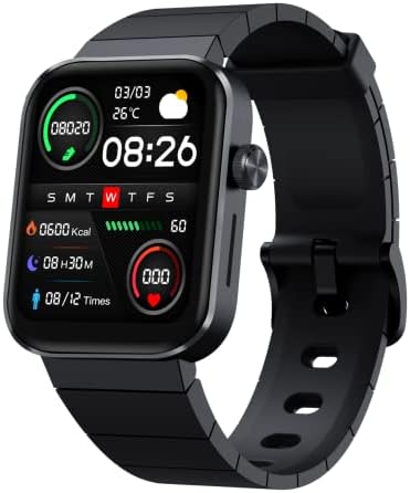 Mibro Smart Watch T1, 2atm Водоотпорен Фитнес Тракер 1.6 Amoled HD Екран На Допир Паметен Часовник со 20 Спортски Режими, SpO2