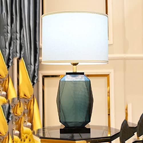 Lxxsh обоена стаклена маса за ламба за декорација на плексиглас уметност едноставна спална соба дневна соба во кревет ламби