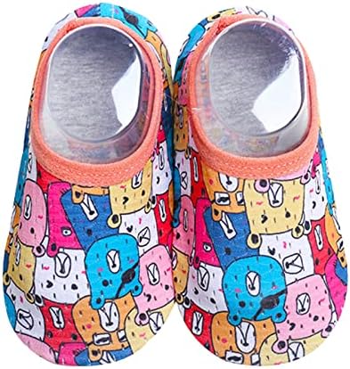 Дете бебиња девојчиња момчиња вода чевли боси аква чорапи чевли мрежа цртани филмови кои не се лизгаат подни чорапи летни чевли