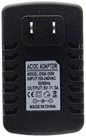 Treedix 5V 3A AC адаптер за напојување микро USB интерфејс кабел компатибилен со Raspberry PI 3B/3B+/ZERO