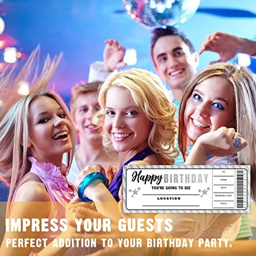 Билети за покани за роденден GGJGRPX, специјални картички за покани за среќен роденден за момчиња за девојчиња, специјална роденденска забава покани со пликови, 20 пока