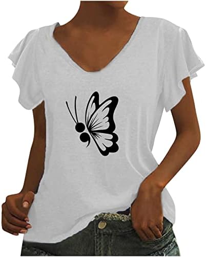Тинејџерски девојки vneck spandex облека салон шал обвивки палта Кејп краток ракав пеперутка графичка пилум облека 2023 ht