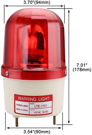 Baomain Industrial Signal Light LTE-1101 црвен сигнал светло DC 12V 10W