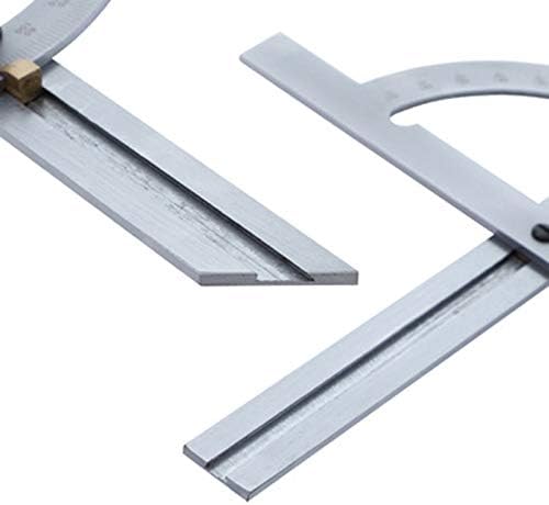 Quul 0-170 ° Алатки за мерач на агол од не'рѓосувачки челик Алатки за мерење на алатки од не'рѓосувачки челик прилагодлив агол Протектор