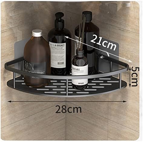 Клинтинг решетката за складирање на бања, не е потребно дупчење, моќна вакуумска вшмукувачка чаша за туширање, заграда од не'рѓосувачки