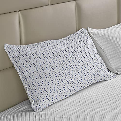 Лунарлив марокански плетен ватенка перница, форулен цвет детали со триаголник геометриски како уметнички принт, стандарден капак за перница со големина на кралиц?