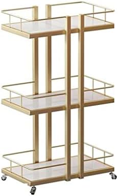 WENLII количка кујна за складирање на кујнски решетки за складирање на нокти за складирање Отстранлива количка за складирање