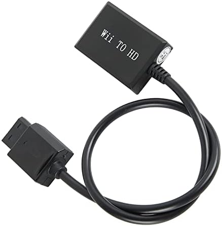 За Wii до HD Multimedia Converter Cable, преносен приклучок и игра за конверзија на сигнал за сигнал AV адаптер стабилен за HDTV