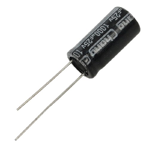 UXCELL A11110400UX0152 10 x 25V 1000UF 105C радијален електролитски кондензатор, 10 x 20 mm