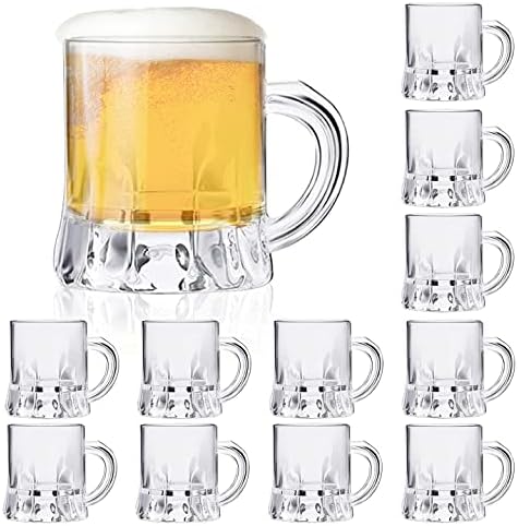 Нов Рај Мини Јасни Пластични Чаши За Пиво-Високи 1,75 -