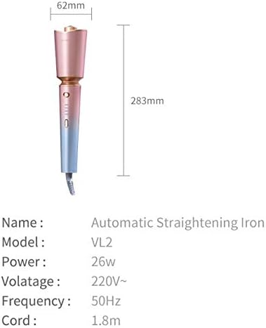 YFQHDD Автоматско виткање железо стапче розово анти-скалинг школка термостатски алатки за стилизирање на косата бранови железен