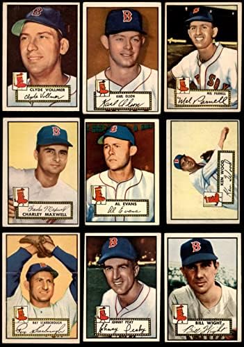 1952 Topps Boston Red Sox Team го постави Бостон Ред Сокс VG/EX+ Red Sox