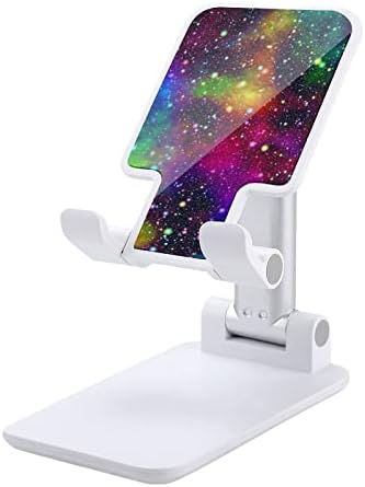 Светла шарена апстрактна галаксија универзум мобилен телефон стојат преклопен телефонски држач за прилагодување на додатоци за биро за прилагодување