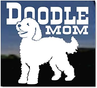 Doodle мама | NickerStickers® винил прозорец Labradoodle Goldendoodle Dog Decal налепница