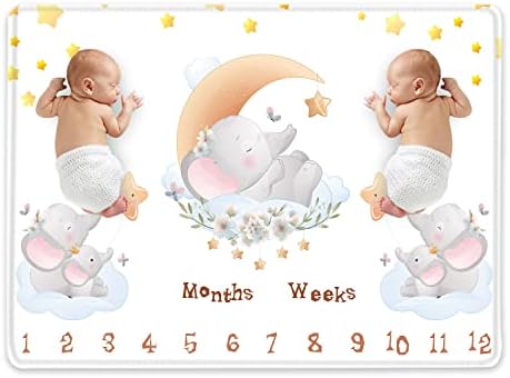 Месечен ќебе со ќебе со бебиња на Qicaiyun Baby Moneephent Desgin Baby Mose First Of Calendar Calendar Chart Chart Play Mat Grarm