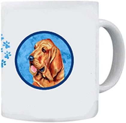 Богатства на Каролина LH9376BU-CM15 Bloodhound машина за миење садови безбедно микробранови керамички кафе кригла 15 унца, 15 унца, разнобојно