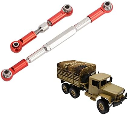 Управувачки прачки, надградба на RC Повлечете се постави за замена на прилагодливи делови за метална врска со завртка за воен камион за WPL