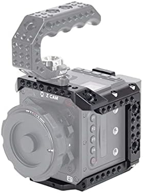 Cage Nitze Cage for Z CAM E2-M4/S6/F6/F8 камера, вклучува монтирање на розета ARRI и стеги на кабел-TP-E2-FS-II
