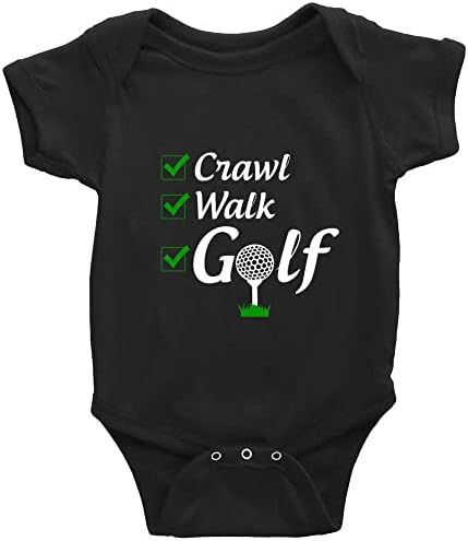 Crawl Walk Golf Novelty Rompers Kright Relave Baby Bodysuit