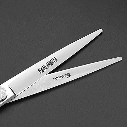 6/7 инчен професионален фризерски ножици во собата исклучителна роза шема фризерски специјални ножици стил алатка нерѓосувачки