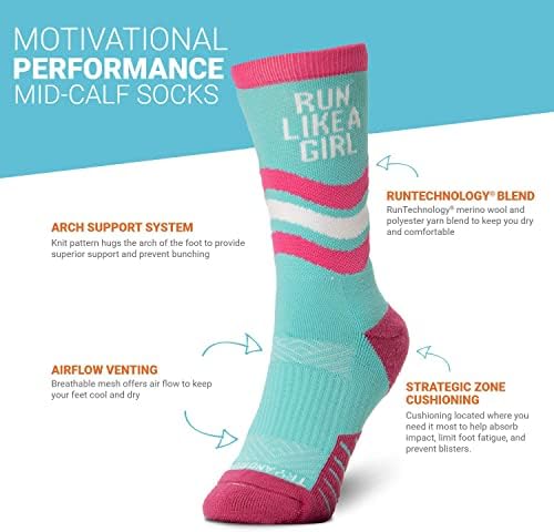 Помина За Бегство Инспиративни Атлетски Трчање Чорапи | Средината На Теле | Повеќе Дизајни
