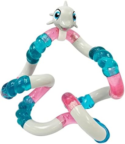 Затегнати миленичиња водни 2 -пакувања делфин и октопод - слатки фигури за момчиња и девојчиња - играчки за водни фигури - играчки