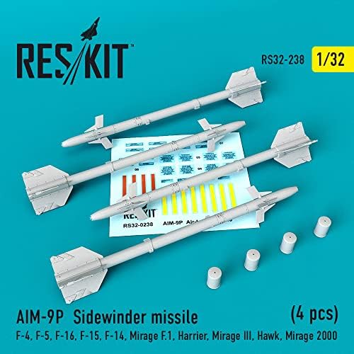 Reskit RS32-0238-1/32 AIM-9P Sidewinder Ракета за модел на авиони