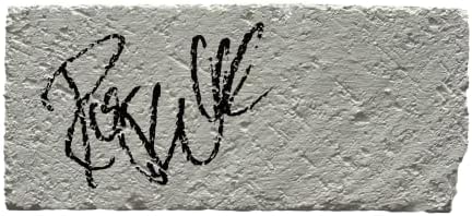 Роџер Вотерс потпиша автограмска тула „Уште една тула во wallидот“ w/ James Spence JSA Автентикација - Легенда на Пинк Флојд, wallидот,