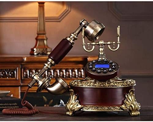 Geltdn антички фиксен телефон со високи луксузни домашни ретро жичен фиксни телефон за дома хотел