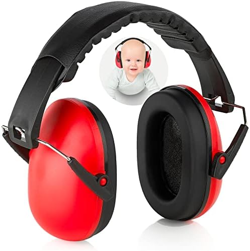 Заштита на слухот за бебиња со намалување на бучавата - лесен, прилагодлив и преклопен NRR 20dB безбедносна заштита за уво за
