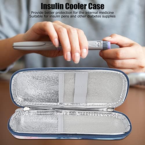 Преносен случај за патување со инсулин, водоотпорен инсулин кој носи куќиште за патувања Мулти слоеви Затворање на патент за инсулин за ладење