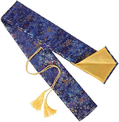 Ханабас згусна свилена крпа торба со меч јапонски кета за складирање на катана кинески - торбичка за мечеви