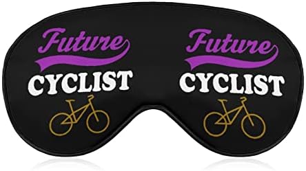 Идна маска за спиење на велосипедист, лесна маска за слепи маска за очи, со прилагодлива лента за мажи жени