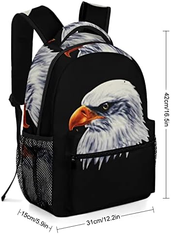Армиски американско знаме орел глава за патувања ранец мода рамо торба мала тежина мулти-џеб дневен пакет за училишна студија работа