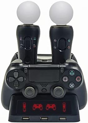 ЗА PS4 PSVR VR Контролер Полнач, Полнење Пристаниште Станица За Движење Движење Gamepad