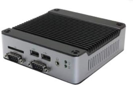 MINI Box PC EB-3360-L2222C1P Поддржува VGA Излез, RS-422 Port x 2, RS-232 Port x 1, mPCIe Port x 1 и Автоматско Вклучување.