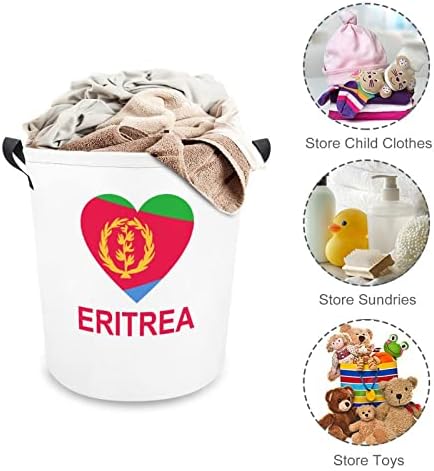Љубов Еритреја Голема Корпа За Перење Ја Попречува Торбата За Перење Со Рачки За Пренослив Студентски Дом
