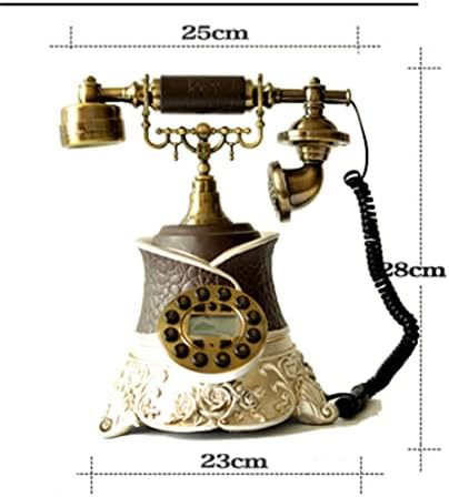 ZLXDP Ретро Фиксна Жичен Антички Телефон Домашна Декорација Дневна Соба Мебел За Дома