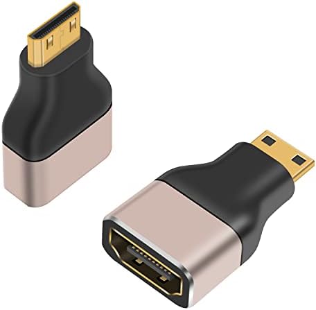 Duttek 8K MINI HDMI Машки На HDMI Женски Адаптер, 48GBPS HDMI На Мини HDMI Адаптер, Стандард Мини HDMI 2.1 Верзија Продолжување