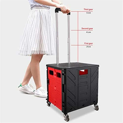 Liruxun Portable Chopping Tolley Tagle Tobable Tote Tote Cart Chants Carts намирници со тркала Организатор на колички за тркала