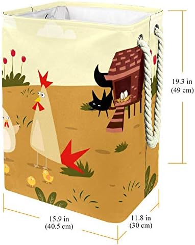 Кокошки од пилешко униси Водоотпорна Преклопна Кофа За Перење Алишта За Детска Соба Спална Соба Расадник За Бебиња