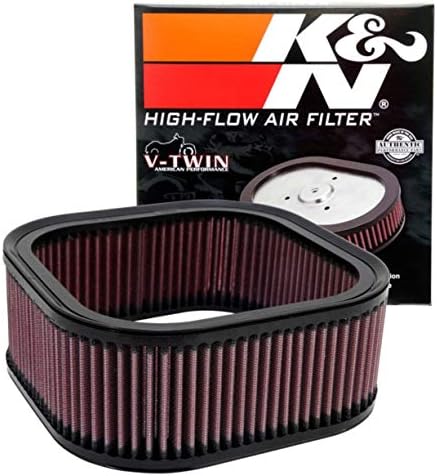K&N Filter Air Filter: High Performance, Powersport Air Filter: Fits 2002-2017 Harley Davidson HD-1102