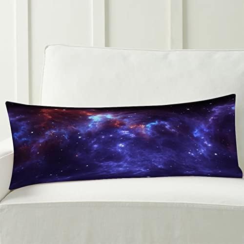 Utf4c starsвезди Планета галаксиска перница за тело покритие памук 20 x 54 возрасни меки со патент перница машина што се мие долга